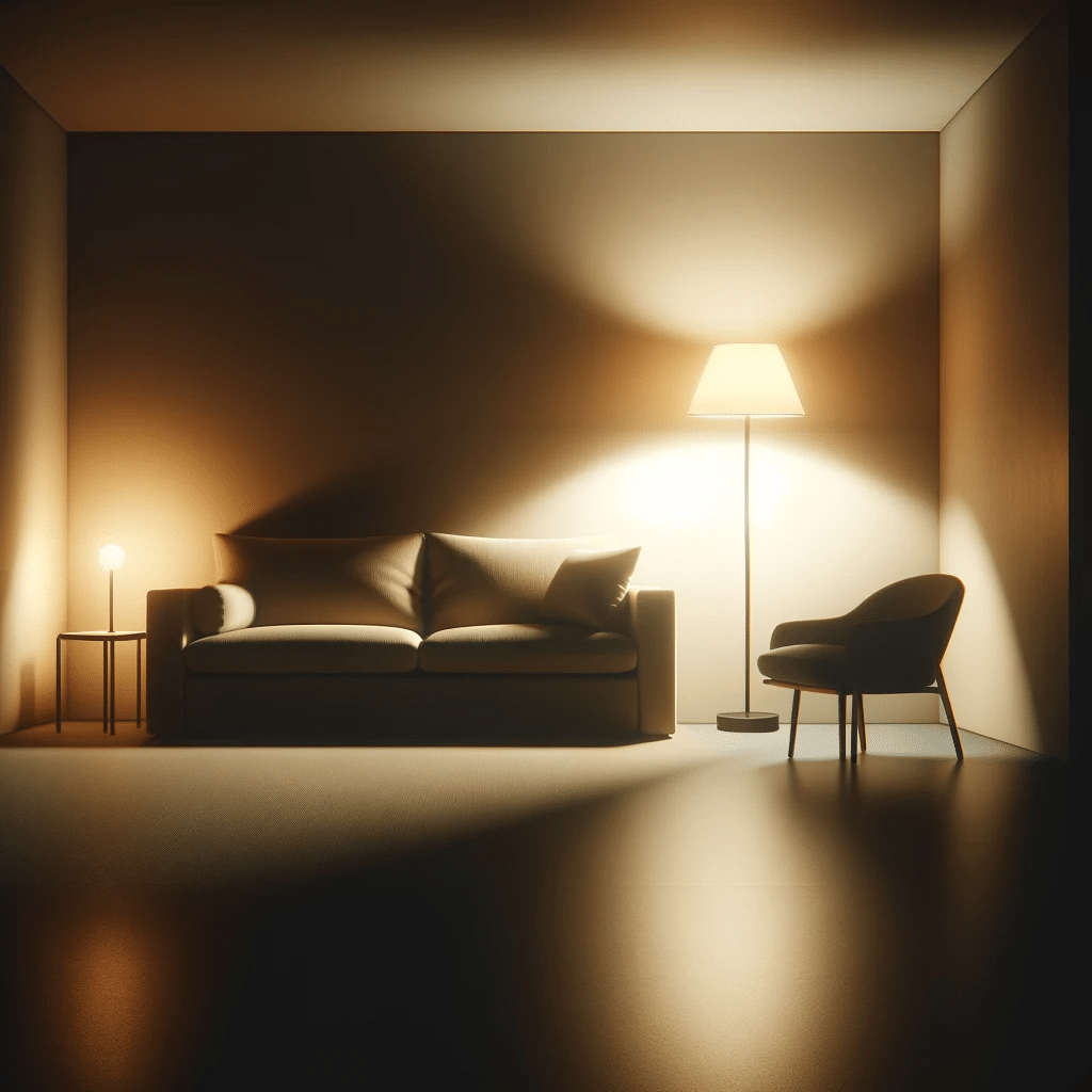A-dimly-lit-room-designed-to-reduce-visual-overstimulation.-The-room-has-minimal-furniture-with-a-focus-on-simplicity-and-calmness