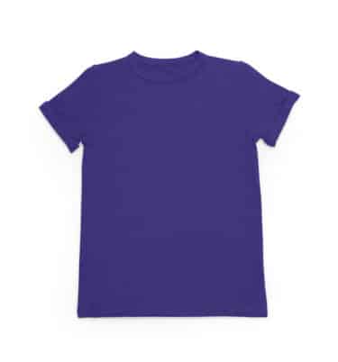 A purple t-shirt with built in popit fidgets, designed in conjunction with caudwell children for neurodivergent, autistic and adhd kids to regulate